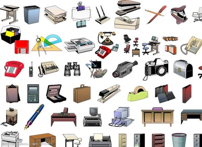 辦公用品與日用百貨矢量素材 提升設(shè)計(jì)效率的創(chuàng)意寶藏
