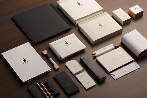 筆記本電腦辦公用品VI樣機效果圖 提升品牌視覺與日用百貨營銷的利器